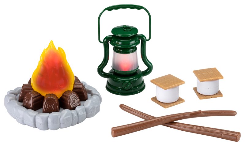 Bass Pro Shops 10-Piece Toy Campfire Set for Kids