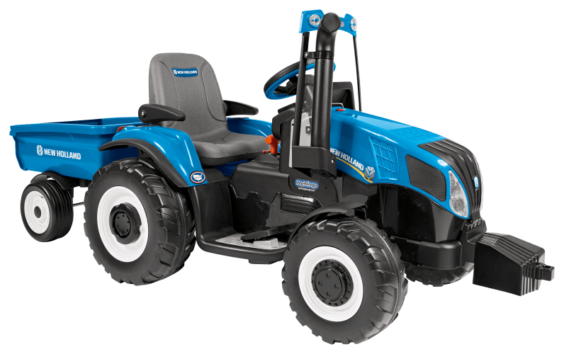 Peg Perego New Holland T8 Tractor Battery-Powered Ride-On Vehicle with  Trailer for Kids Bass Pro Shops