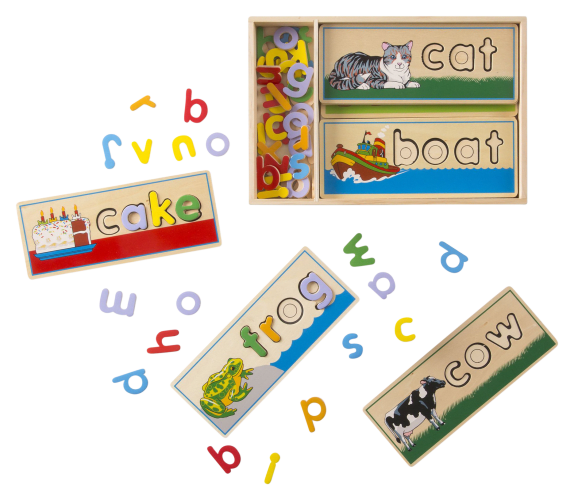Melissa and doug see and spell puzzle discount