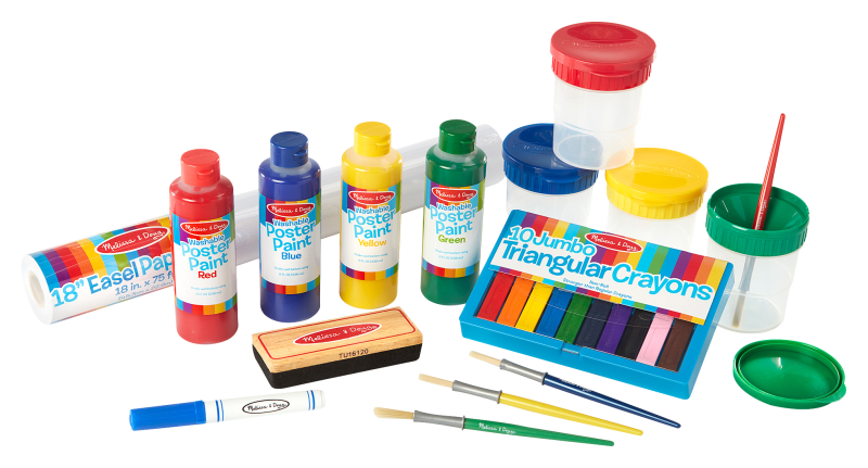 Melissa and doug easel companion set new arrivals