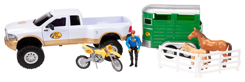 Bass Pro Shops Licensed Deluxe Dodge Ram and Horse Trailer