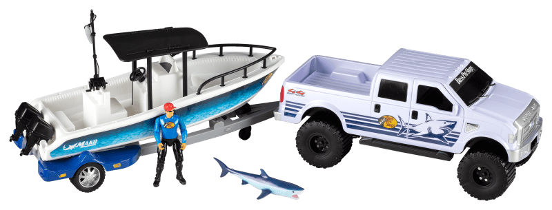 Toy truck and boat combo sales