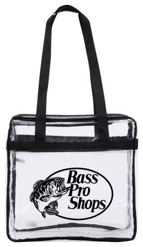 Bass Pro Shops Logo Clear Zippered Tote Bag