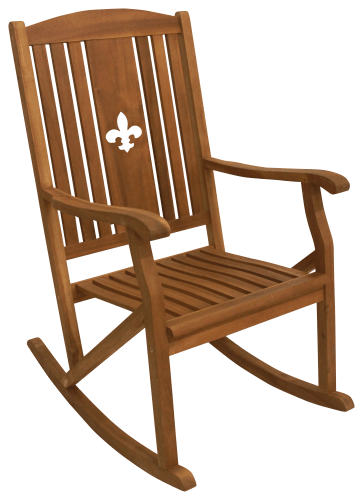 Fleur de lis rocking chair discount