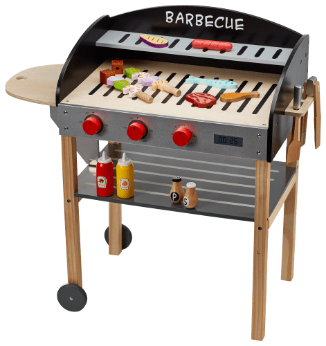 Toy barbecue grill set top