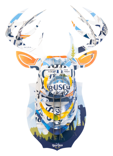 Beer Deer Busch Light Limited-Edition Cardboard Box Deer Head