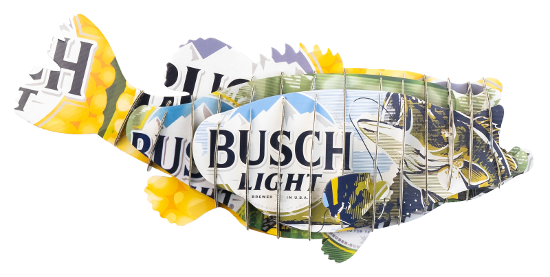Beer Deer Beer Bass Busch Beer Cardboard Box Wall Mount