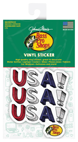 Bass Pro Shops USA! USA! USA! Sticker