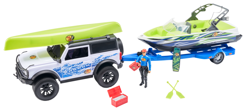 Bass Pro Shops Deluxe Ford Bronco Wake Boat Adventure Playset for Kids