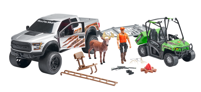 Bass Pro Shops Deluxe Licensed Ford Raptor TrueTimber Camo Adventure Truck Playset for Kids
