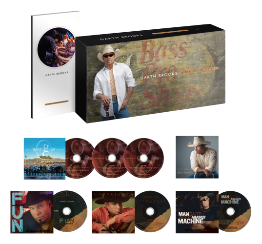 Garth Brooks  GARTH BROOKS ANNOUNCES THIRD LIMITED SERIES BOXED SET,  AVAILABLE EXCLUSIVELY THROUGH BASS PRO SHOPS AND READY FOR PRE-ORDER NOW  7-Disc Set Will Include New Studio Album