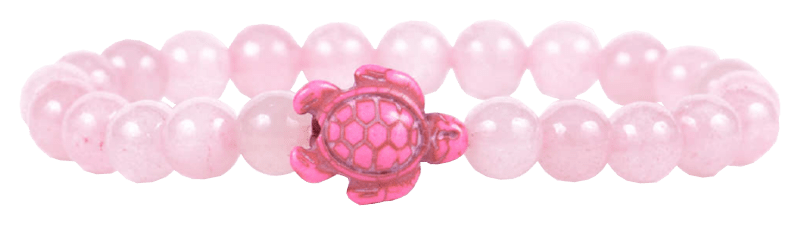 Pink online turtle bracelet