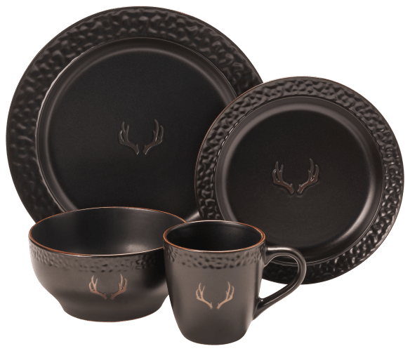 White River Home Antler 16 Piece Dinnerware Set Cabela s
