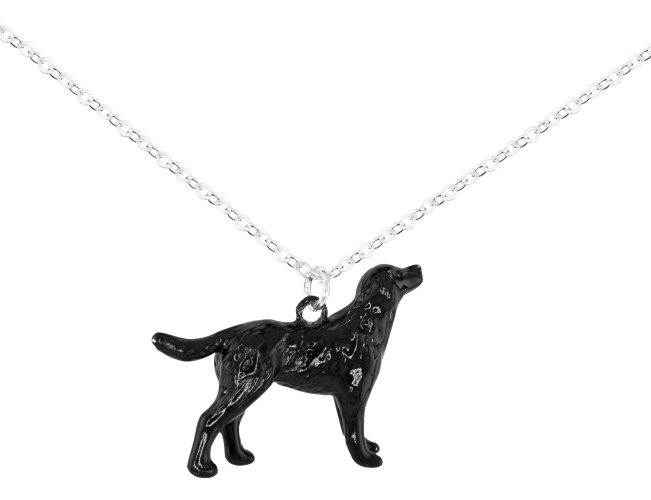 Black lab necklace sales