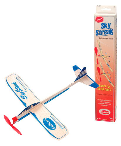 Sky streak shop balsa wood airplane