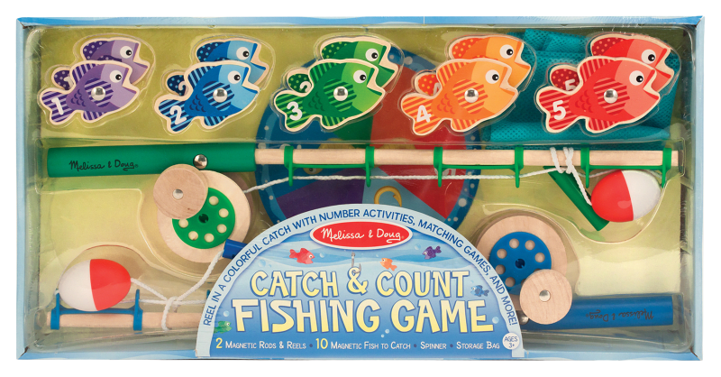 Buy Magnetic Fishing Game, Catch of The Day Bass Fishing Toy for