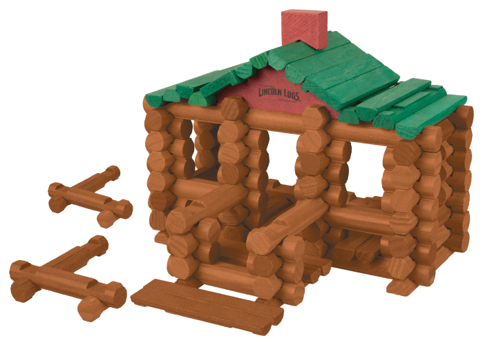 Wooden lincoln sale logs