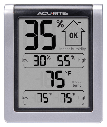 AcuRite 3 Digital Humidity and Temperature Comfort Monitor