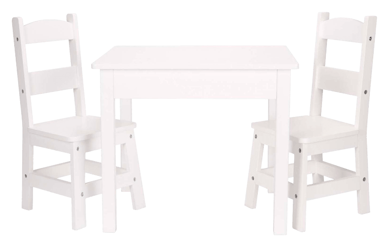 Melissa Doug Solid Wood Table Chairs 3 Piece Set for Kids Bass Pro Shops