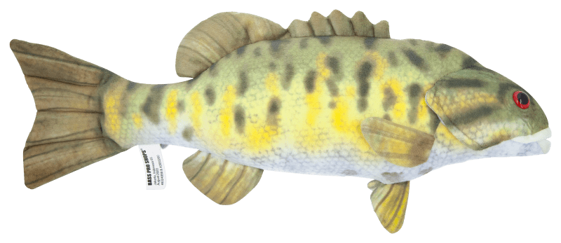 Largemouth bass stuffed animal clearance