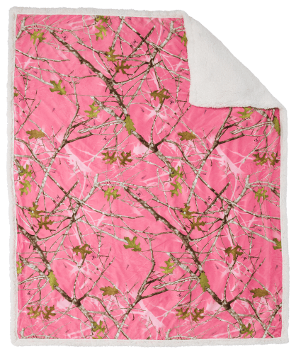 Camo discount fleece throw