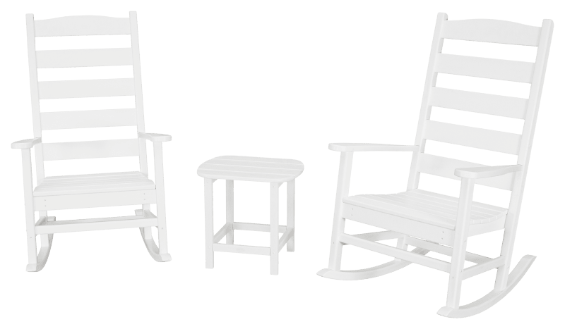 POLYWOOD Shaker 3 Piece Porch Rocking Chair Set Cabela s