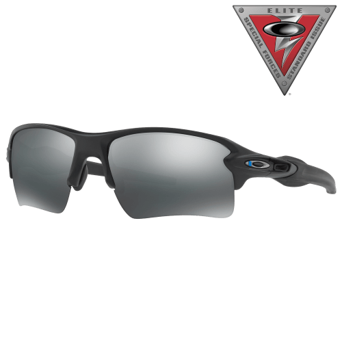 Official Oakley Standard Issue Standard Issue Flak® 2.0 XL Thin Blue Line  Collection Black Iridium Lenses, Matte Black Frame Sunglasses | Oakley