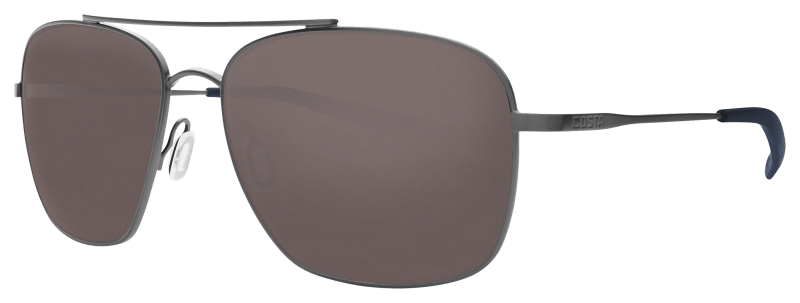 Costa Del Mar Canaveral Sunglasses Brushed Gray Gray 580G