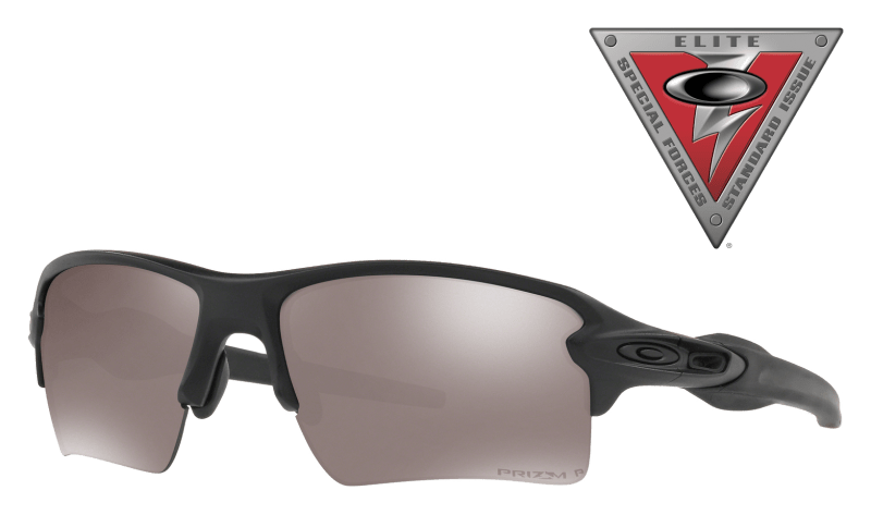 Official Oakley Standard Issue Standard Issue Flak® 2.0 XL Thin Blue Line  Collection Black Iridium Lenses, Matte Black Frame Sunglasses | Oakley