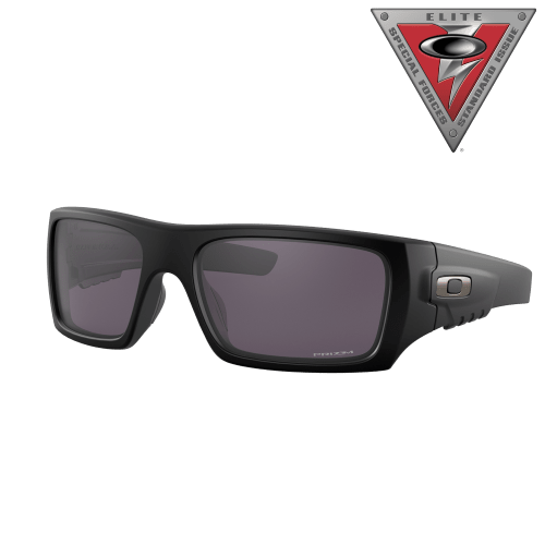 SI Det Cord USA Flag Sunglasses - Black/Grey Lenses