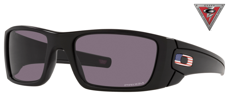 Oakley SI Fuel Cell OO9096 USA Flag Collection Prizm Grey Sunglasses