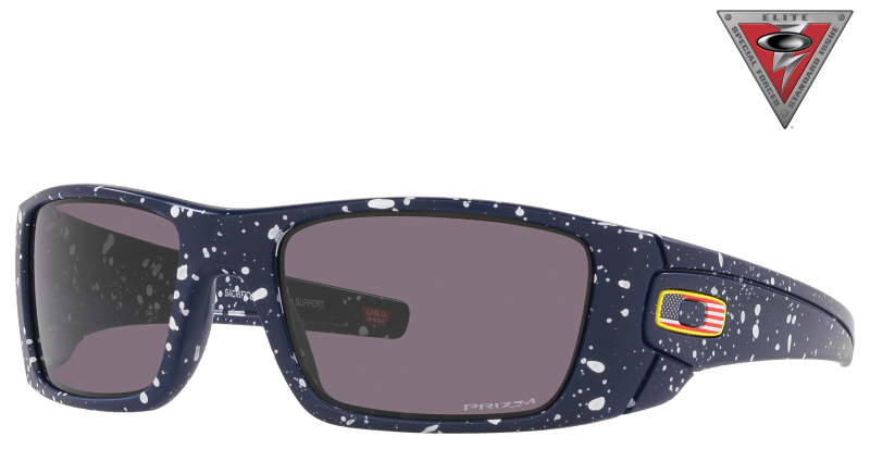 Oakley Si Fuel Cell Navy Splatter w/PRIZM Grey Lenses OO9096-M760