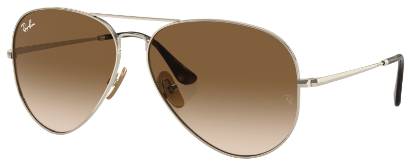 Ray Ban Aviator Titanium RB8089 Gradient Glass Sunglasses Bass Pro Shops