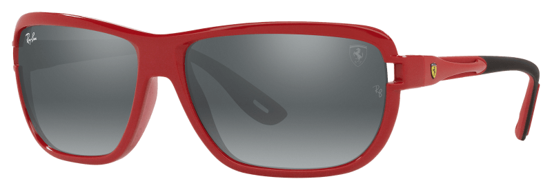 Ray Ban RB4365M Scuderia Ferrari Collection Gradient Mirror Sunglasses