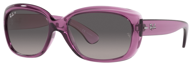 Ray Ban Jackie Ohh Transparent RB4101 Gradient Glass Polarized Sunglasses for Ladies Bass Pro Shops