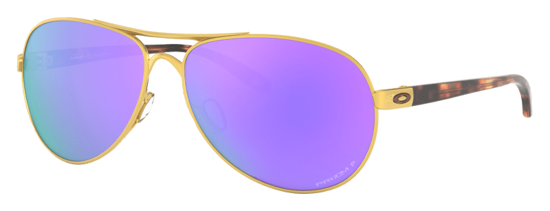 Oakley Feedback OO4079 Prizm Grey Iridium Mirror Polarized Metal