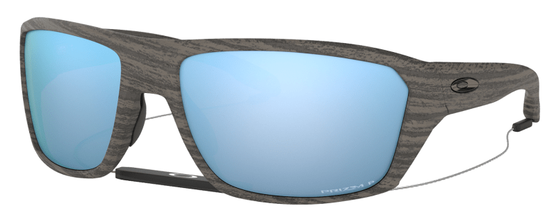 Oakley Split Shot Sunglasses Woodgrain / Prizm Deep Water Polarized