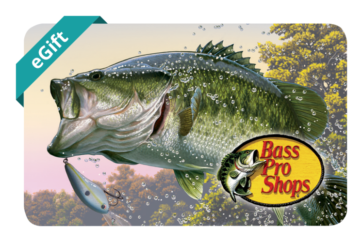 Bass Pro Shops Fishing eGift Card - $10