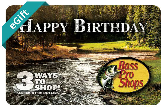 Bass pro e 2025 gift card