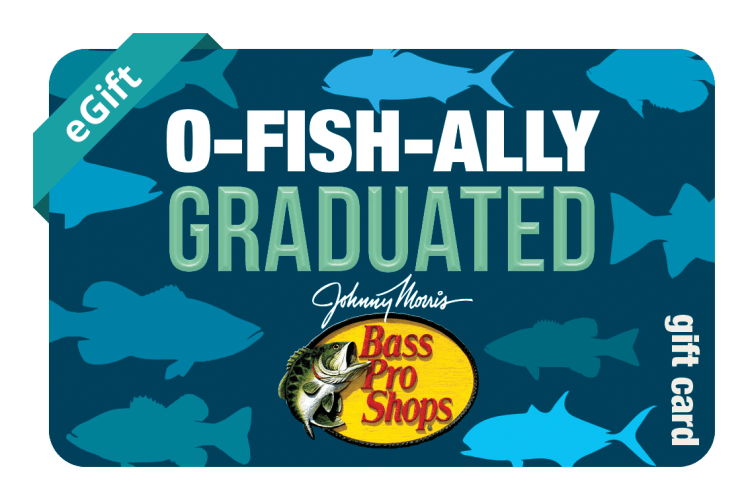 Bass Pro Shops O-Fish-Ally Graduated eGift Card - $250