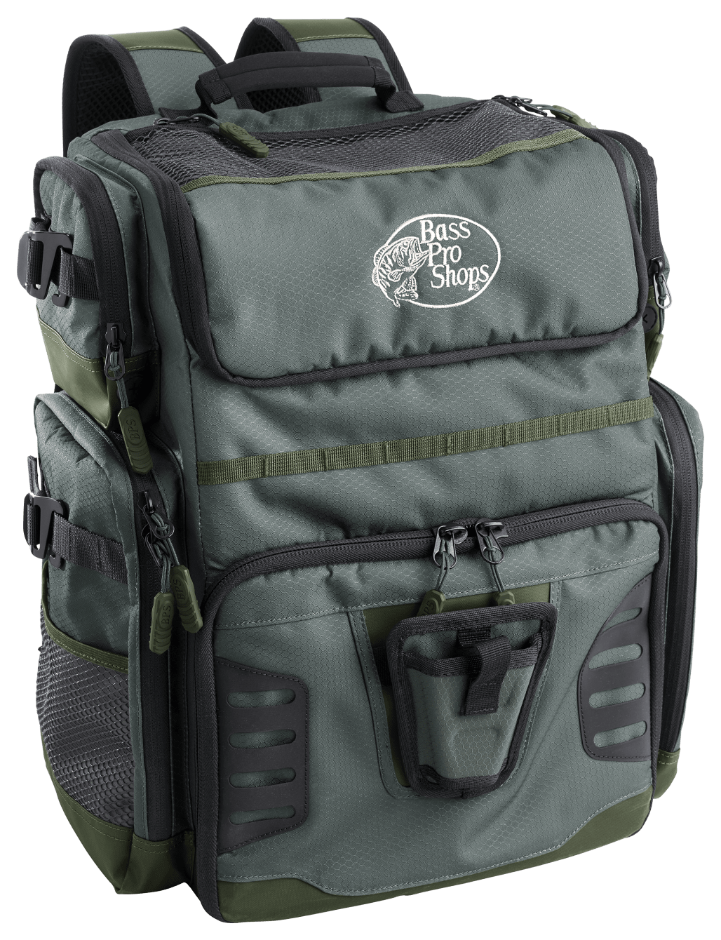 Bass Pro Shops Advanced Angler Pro Backpack Tackle System-Green - fishing gifts for dad