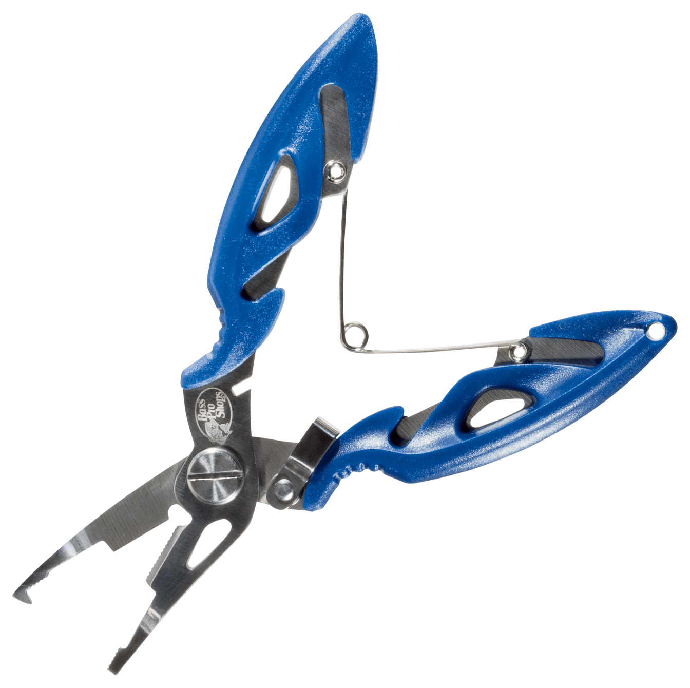 Bass Pro Shops Braid Cutter/Split Ring Pliers-Blue - fishing gifts for dad