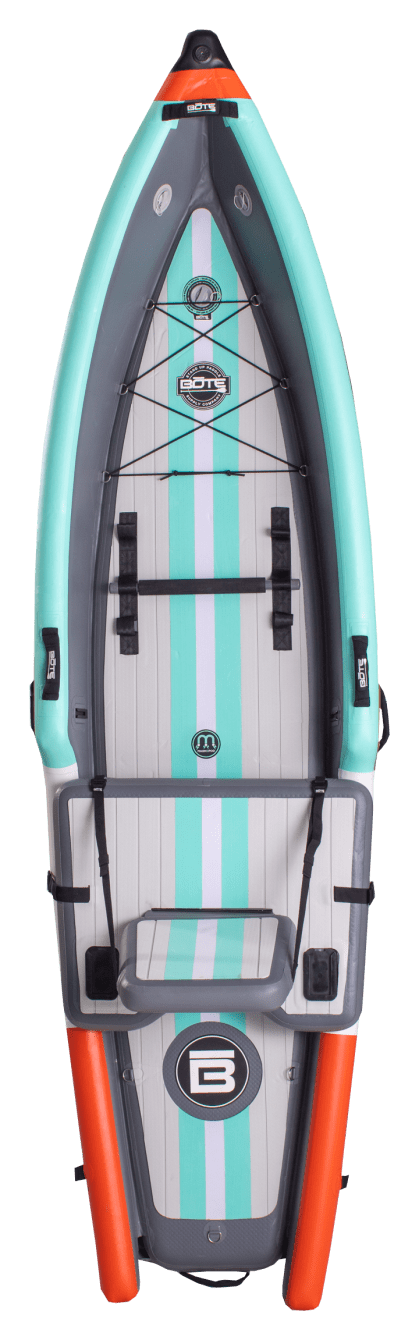BOTE DEUS Aero 11' Classic Teak Sit-On-Top Inflatable Kayak-Classic Teak - gifts for outdoorsy dads