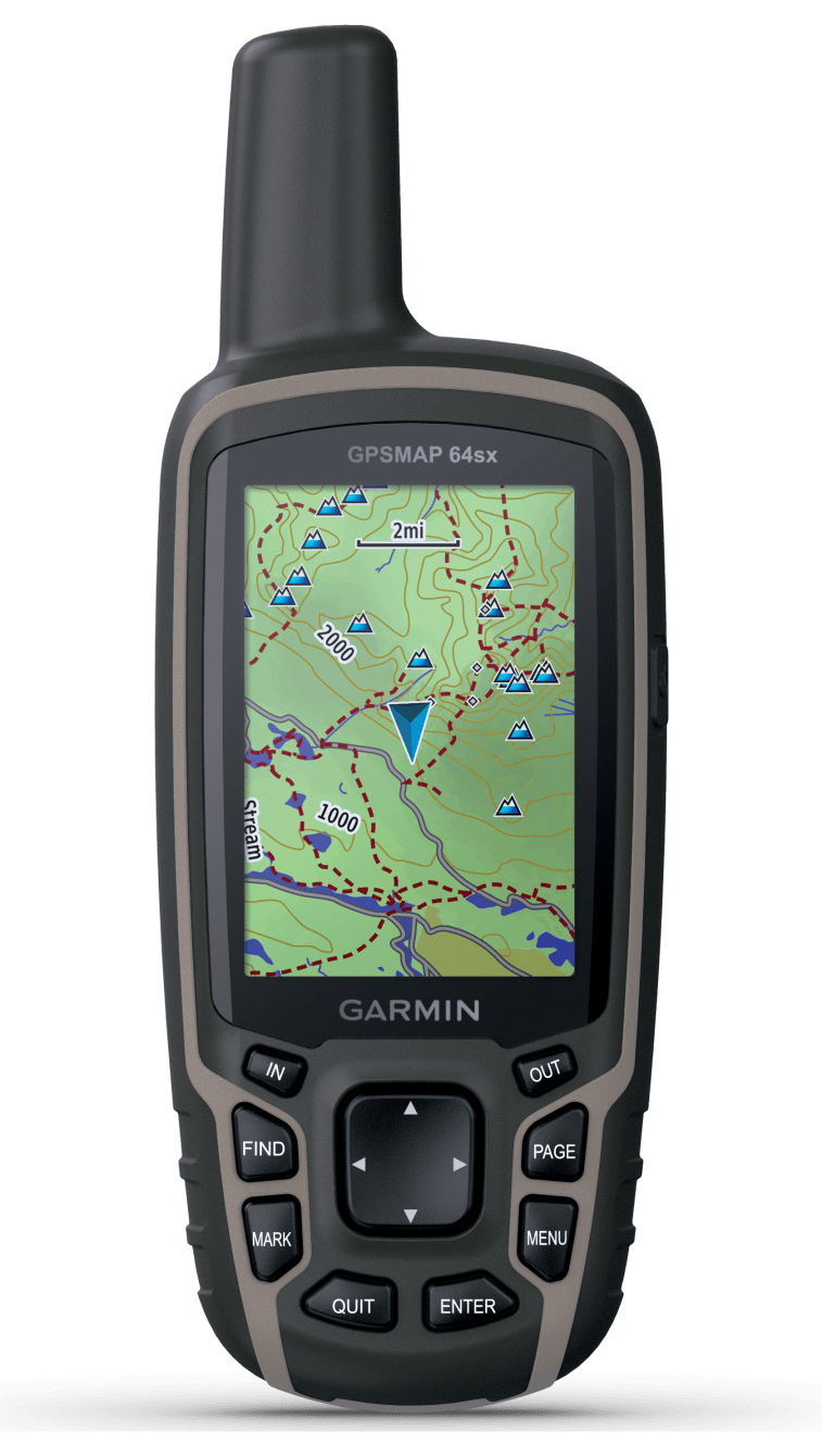 Garmin GPSMAP 64sx Handheld GPS with Navigation Sensors-Black/Gray - gifts for outdoorsy dads