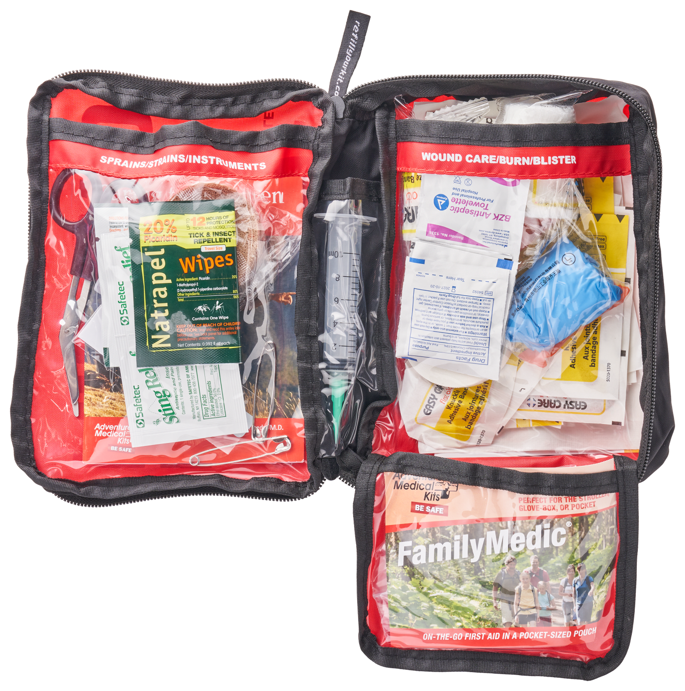 Bass Pro Shops Family First Aid Kit-Red