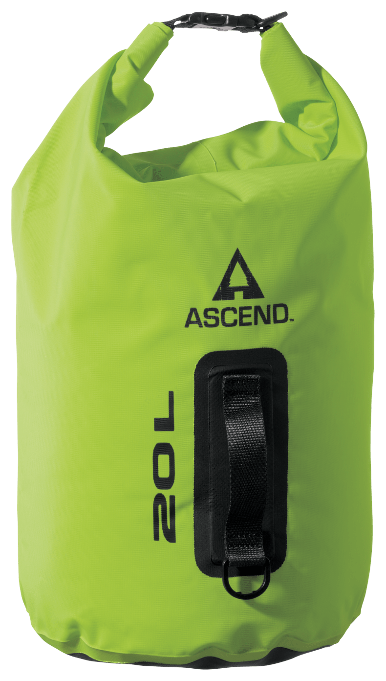 Ascend Heavy-Duty Round-Bottom Dry Bag-Lime Green - boat accessories