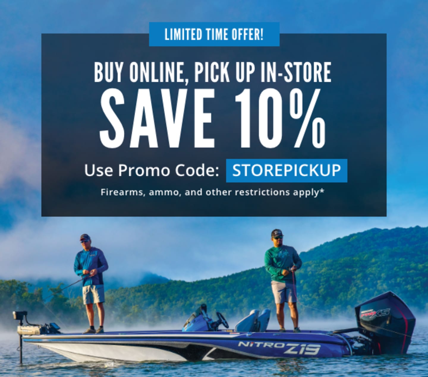 Buy Online & Pickup InStore Save 10 Cabela's
