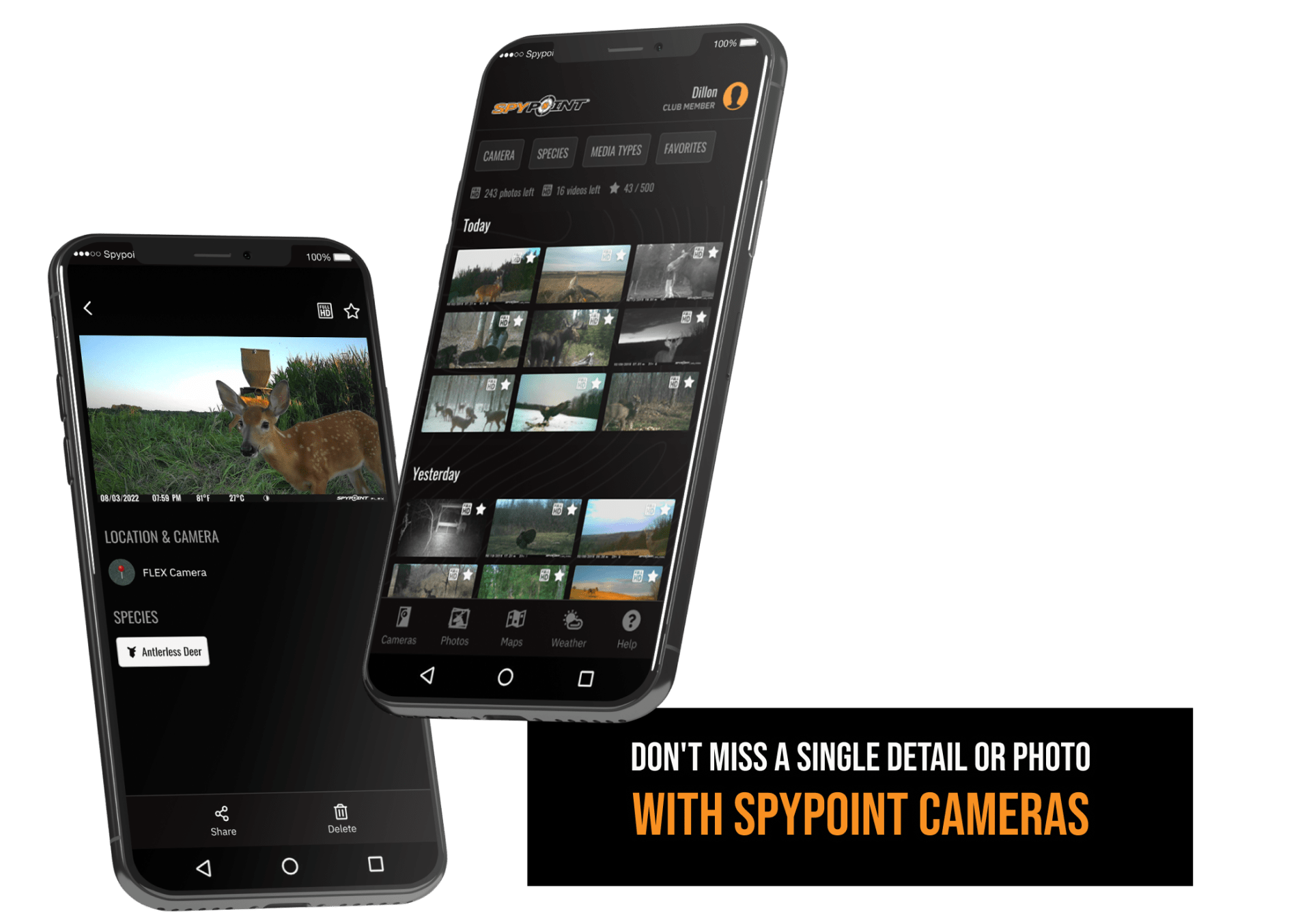 The SPYPOINT App 