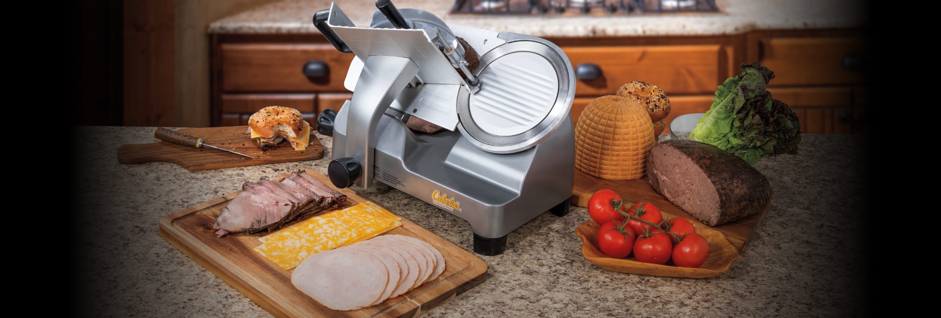 Food Processor surrounded by food