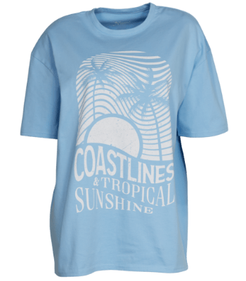 Natural Reflections Ladies’ Wave Crew-Neck Short-Sleeve t-shirt